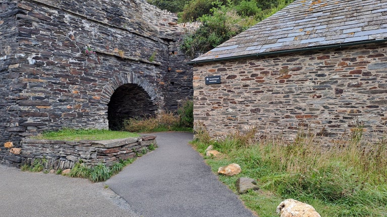Second-hand bookshop in Boscastle Cornwall
